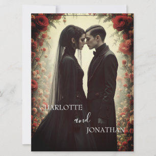 Romantische Hochzeit in Schwarz