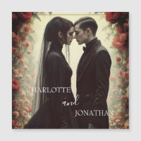 Romantische Hochzeit in Schwarz
