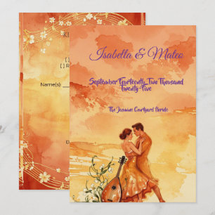 Romantische Hochzeit Isabella & Mateo Save The Date