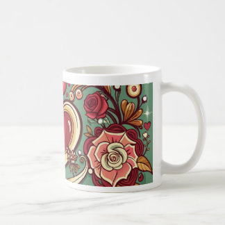 Romantische Hochzeit & Jubiläum Tasse mit Elegant
