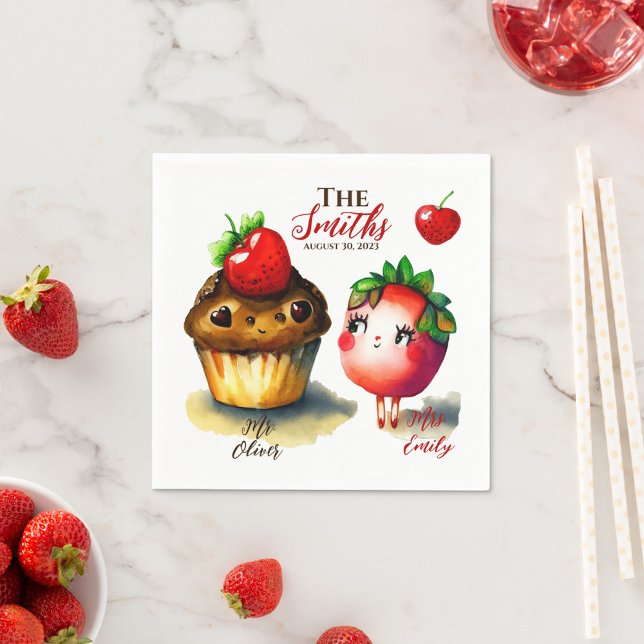 Romantische Hochzeit Serviette (Von Creator hochgeladen)