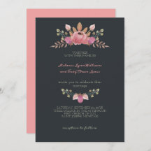 Romantische Hochzeit von Light Steel Blue Flowers 