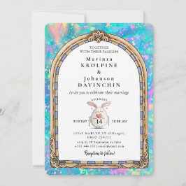 romantische Hochzeitseinladung Einladung