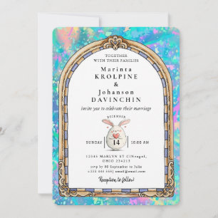 romantische Hochzeitseinladung Einladung