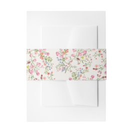 romantische Hochzeitsfeier Einladungsbanderole