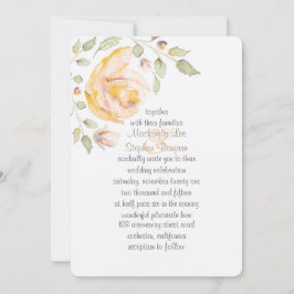 Romantische Hochzeitsinitiativen im Wasser der Flo Einladung