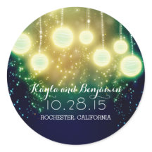 romantische Hochzeitslampen aquamarin