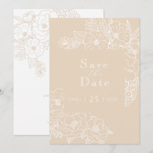 Romantische Hochzeitspfingstrosen Zarte Elfenbeinw Save The Date