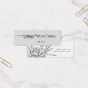 Romantische Hochzeitsregistrierung für Wasserfarbe