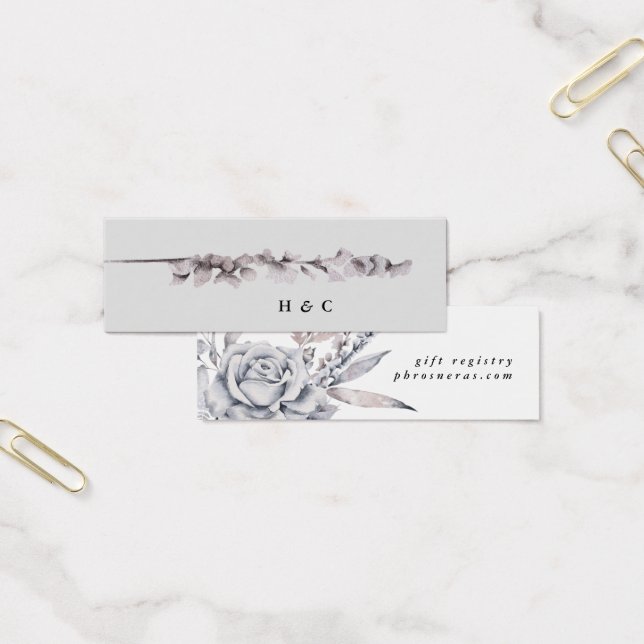 Romantische Hochzeitsregistrierung für Wasserfarbe (Büro)