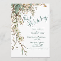 Romantische Hochzeitsschrift