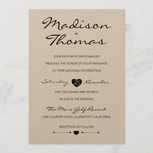 Romantische Hochzeitssuite Einladung