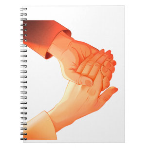 "Romantische Holding Hands Illustration Tasse - Li Notizblock