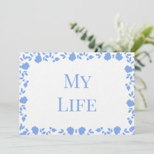 Romantische Hübsche Song-Namen Tafelkarten Einladung