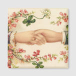 Romantische Irish Wedding Magnet Favoriten<br><div class="desc">Vintage Hochzeitsfavoriten für Ihre Einladungen,  Platz und mehr! Romantische irische Hochzeitsgeschenke für Ihre Gäste.</div>