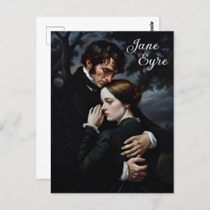 Romantische Jane Eyre und Edward Rochester Postkarte