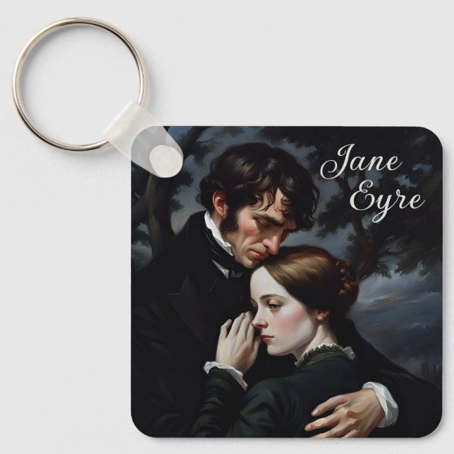 Romantische Jane Eyre und Edward Rochester Schlüsselanhänger (Vorderseite)