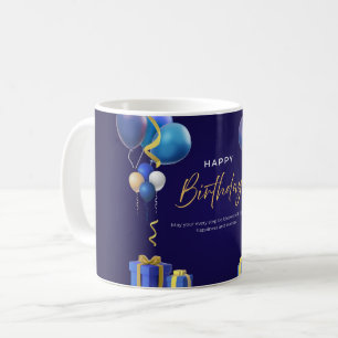 Romantische Kaffeetasse mit Zitat .