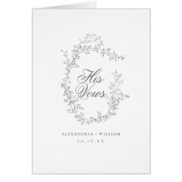 Romantische Kalligrafie Hochzeitskarte buchen