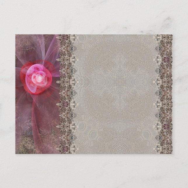 Romantische Karte für Glückwünsche und Einladungen (Vorderseite)