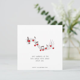 Romantische Karte - Geburtstagskarte Valentinstag