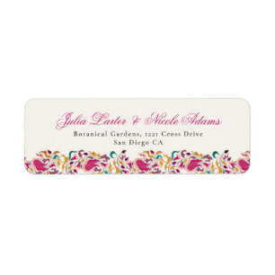 Romantische klassische Pearl Swan Floral Frame Wed