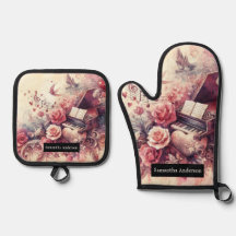 Romantische Küche: Abstraktes Herz Piano Musik