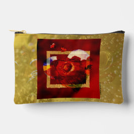 Romantische Kunsttasche – In Gold gehalten Zubehörtasche