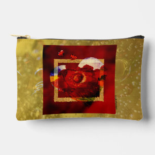 Romantische Kunsttasche – In Gold gehalten Zubehörtasche
