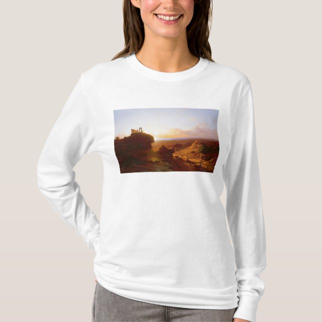 Romantische Landschaft, 1860 T-Shirt (Vorderseite)