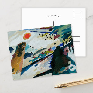 Romantische Landschaft   Kandinsky Postkarte
