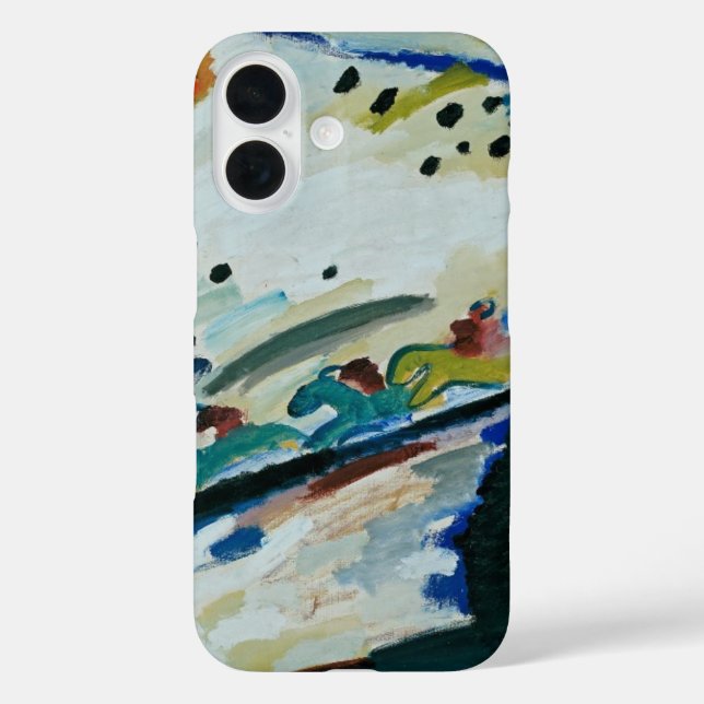 Romantische Landschaft von Wassily Kandinsky Case-Mate iPhone Hülle (Rückseite)