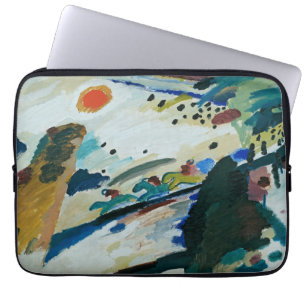 Romantische Landschaft von Wassily Kandinsky Laptopschutzhülle