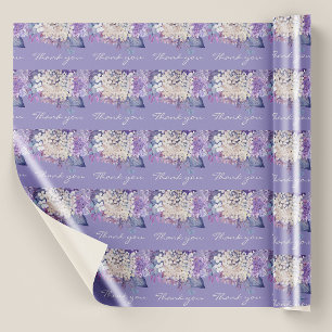 Romantische Lavendel-Hochzeit mit floralen Farben Geschenkpapier