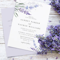 Romantische Lavendel mit Details Hochzeit