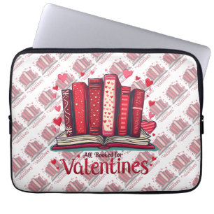 Romantische Lesestimmung: Cozy Valentinsgeschenk Laptopschutzhülle