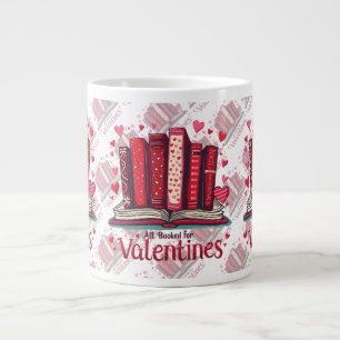 Romantische Lesestimmung: Gemütliches Valentinsges Jumbo-Tasse
