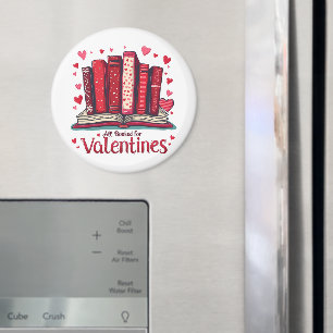 Romantische Lesestimmung Geschenk zum Valentinstag Magnet