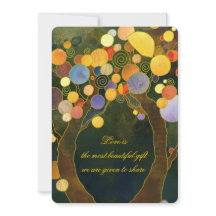 Romantische Liebe Bäume im Freien Hochzeit