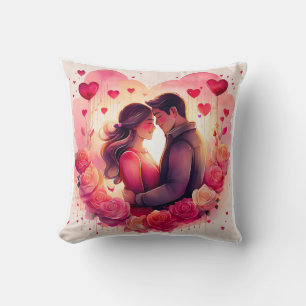 Romantische Liebe Couple Kissen
