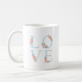 Romantische Liebe der Blumen Kaffeetasse