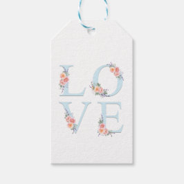 Romantische Liebe der Blüten Geschenkanhänger