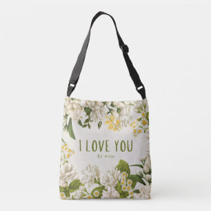 Romantische Liebe Floral I Sie sind meine Cross Bo Tragetaschen Mit Langen Trägern