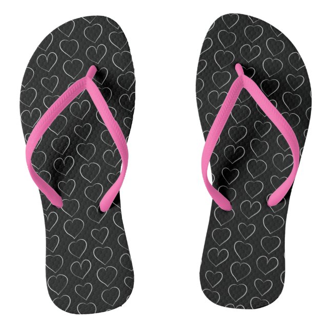 ROMANTISCHE LIEBE HERZ FLIP FLOPS (Fußbett)