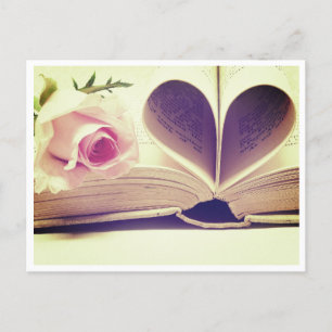 Romantische Liebe Postkarte