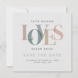 Romantische Liebe Save the Date