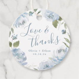 Romantische Liebe und dank dustig blühender Hochze Geschenkanhänger