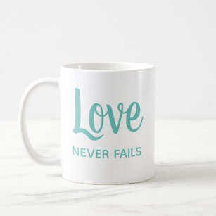 Romantische Liebe Versage nie Geschenke für Bezieh Kaffeetasse
