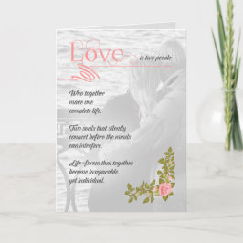 Romantische Liebe: Wir begrüßen Soul Sonnets™ Karte