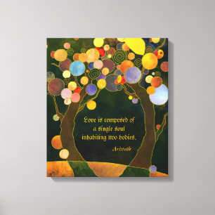 Romantische Liebe Zitat Hochzeitsgeschenk Leinwanddruck